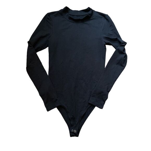 Good American  GOOD FORM CREWNECK BODY black Size 2 NWOT - Picture 5 of 9